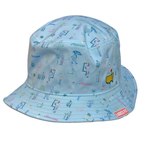 Masters Ladies Fit Light Blue Augusta Icons Bucket Hat 