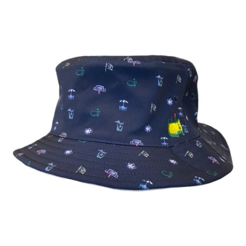 Masters Ladies Fit Navy Blue Augusta Icons Bucket Hat