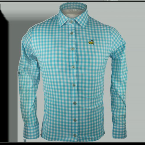 Masters Ladies Gingham Long Sleeve Polo *Last One