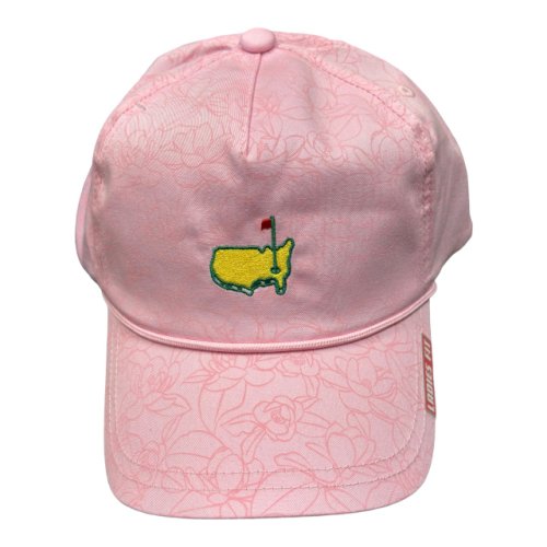Masters Ladies Stencil Floral Pink Rope Hat 