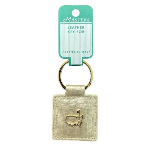 Masters Leather Gold Key Fob 