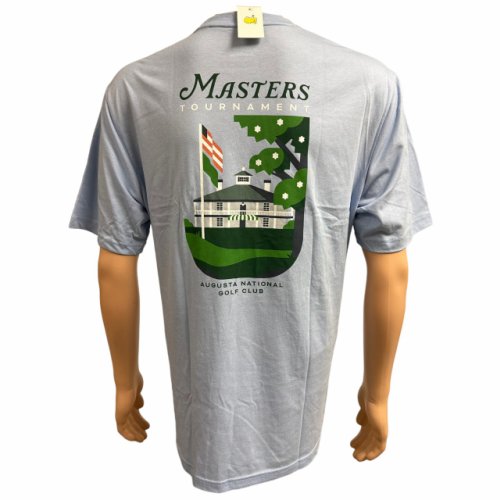 Masters Light Blue Clubhouse Poster T-Shirt 