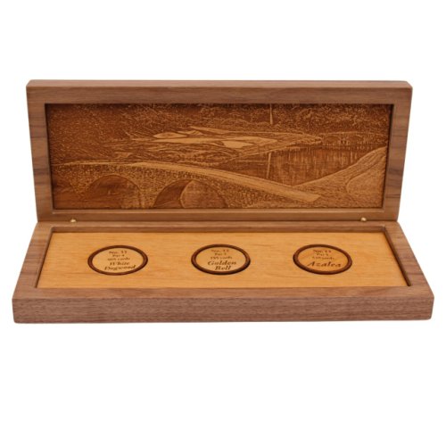 Masters Limited Edition Wood Etched Ball Marker Set