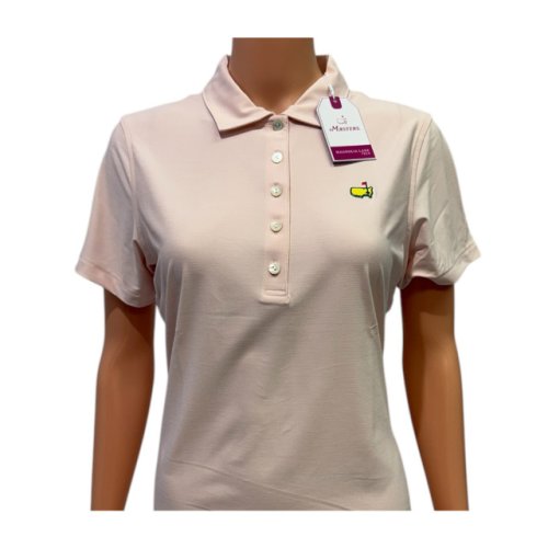 Masters Magnolia Lane Pink Performance Tech Polo - 5 Button 