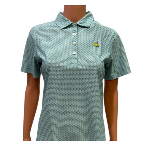 Masters Magnolia Lane Teal Meadow Performance Tech Polo 