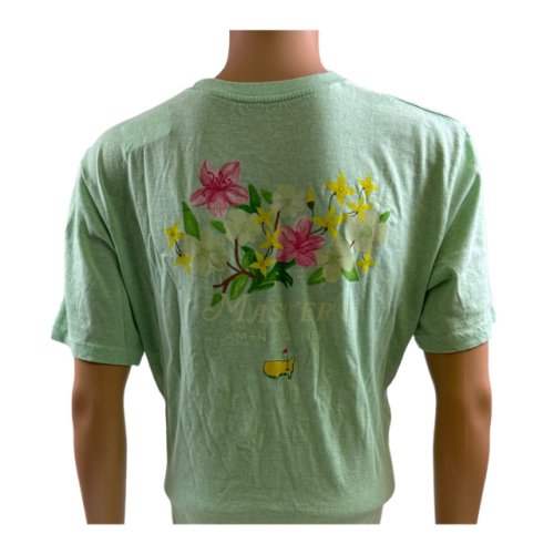Masters Mint Green Amen Corner Floral T-Shirt 