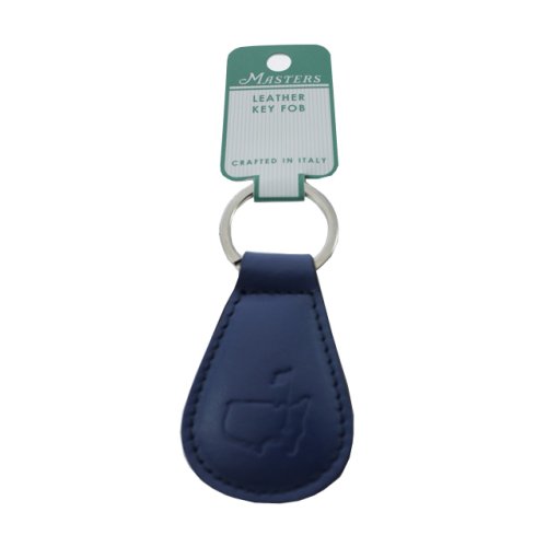 Masters Navy Blue Leather Key Chain 