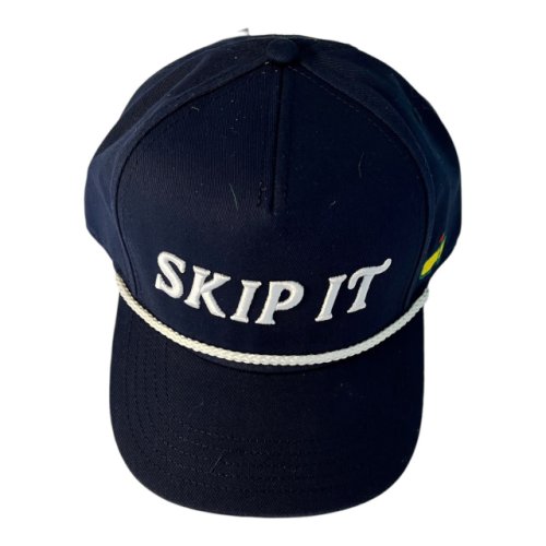 Masters Navy Blue SKIP IT Embroidered White Rope Hat 
