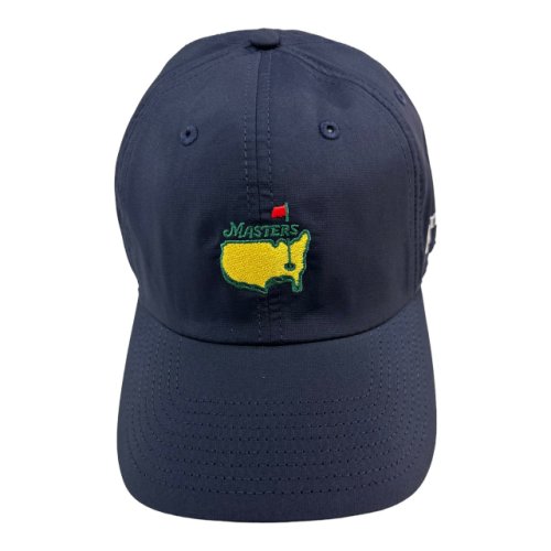Masters Navy Performance Tech Hat with Rubber Masters Wordmark Applique 