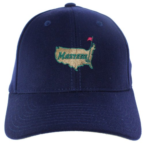 Masters Navy Wool Structured Augusta National Hat