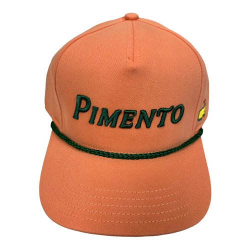 Masters Orange PIMENTO Embroidered Rope Hat 