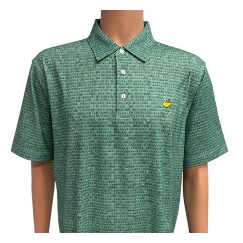 Masters Performance Tech Green with Chair Pattern Polo 