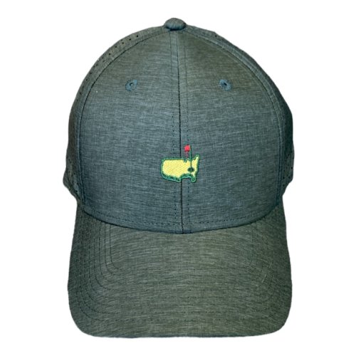 Masters Performance Tech Moss Green Space Dyed Structured Hat with Perforation 