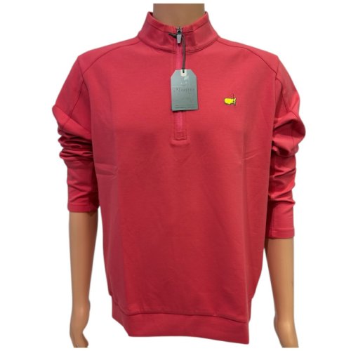 Masters Performance Tech Red with Red Zipper 1/4 Zip Pullover 
