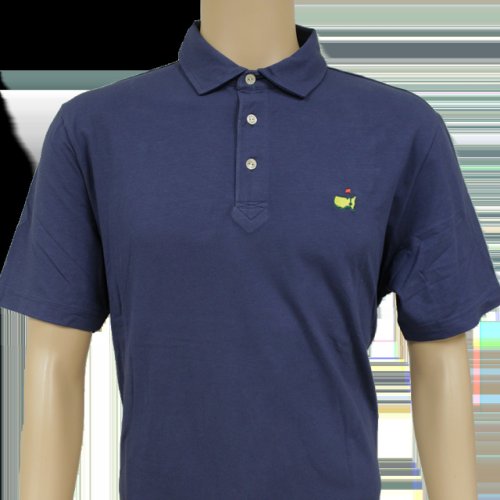 Masters Peter Millar Navy Jersey Golf Shirt
