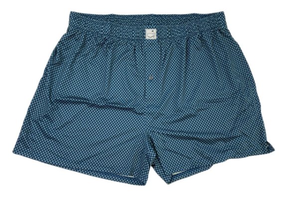 Masters Peter Millar Navy with Green Star Design Performance Boxers 
