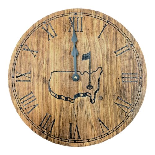 Masters Pine Wooden Wall Clock 