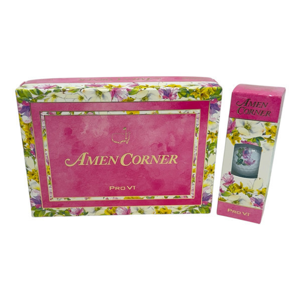 Masters Pink Amen Corner Pro V1 Golf Balls - Dozen 