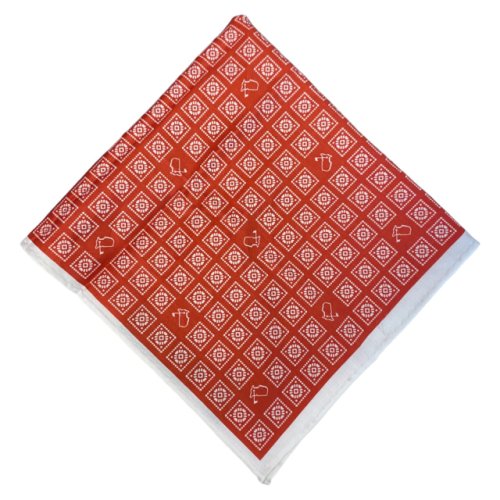 Masters Red Pocket Square 