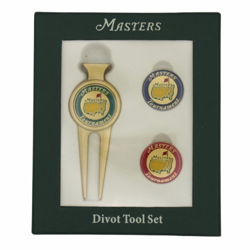 Masters Ribbon Divot Tool Set with 2 Extra Ball Markers 
