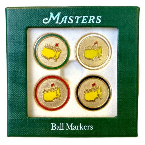Masters Simple Ring Ball Markers - 4 Pack 