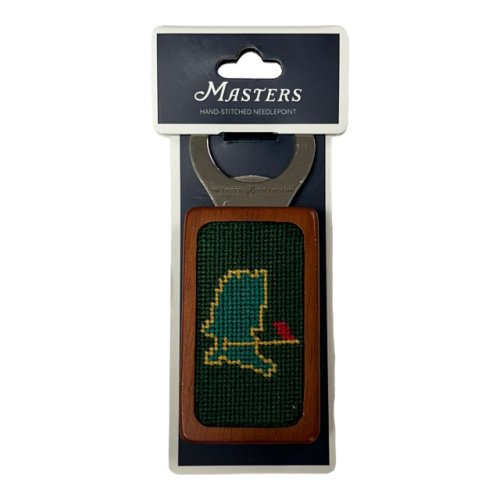 Masters Smathers & Branson Berckmans Place Vintage Logo Needlepoint Leather Bottle Opener 
