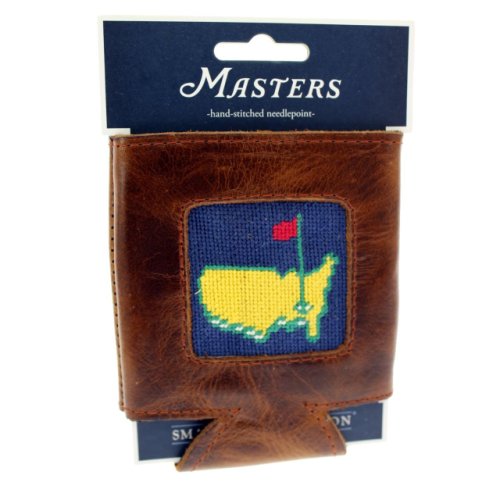 Masters Smathers & Branson Hand Stitched Needlepoint Koozie - Navy 