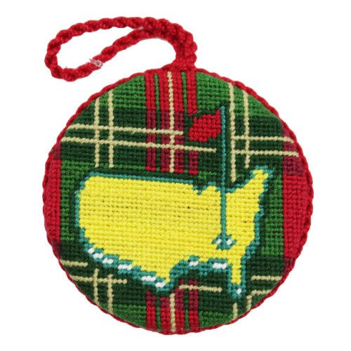 Masters Smathers & Branson Tartan Holiday Ornament with Logo 