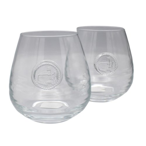 Masters Stemless Red Wine Glasses by Juliska - Set of Two 