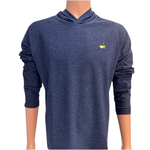 Masters Tech Heathered Blue Hoodie 