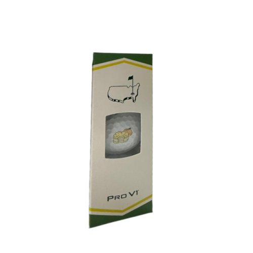 Masters Titleist Concessions Peach Ice Cream Sandwich Icon Pro V1 Golf Ball 3-Pack 