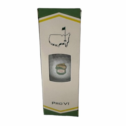 Masters Titleist Concessions Pimento Sandwich Icon Pro V1 Golf Ball 3-Pack 