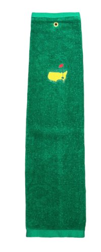 Masters Tri Fold Golf Towel - Green 