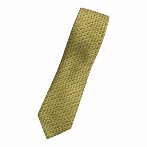 Masters Vineyard Vines Yellow Silk Tie with Plastic Cups Pattern 