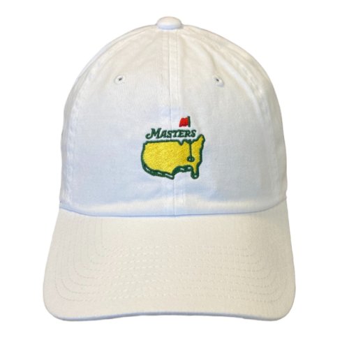 Masters White Cotton Caddy Slouch Hat 