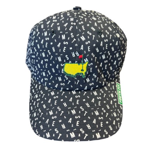 Masters Youth Navy and White Jumble Performance Tech Hat