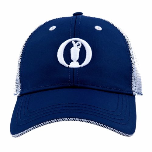 The Open Baseball Cap - Blue/White 