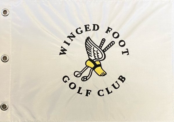 Winged Foot Golf Club Embroidered Pin Flag 