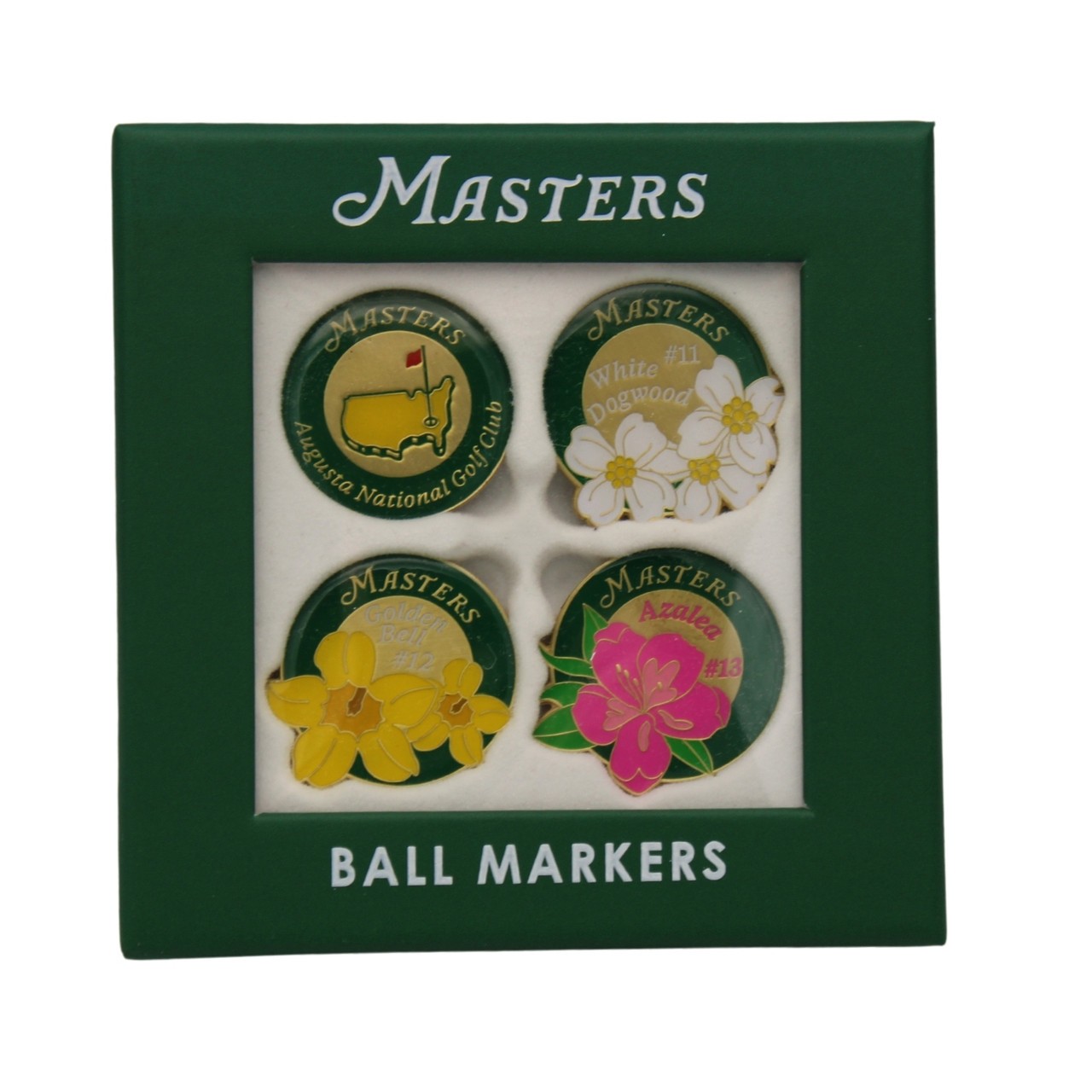 Masters 4 Pack Floral Ball Markers