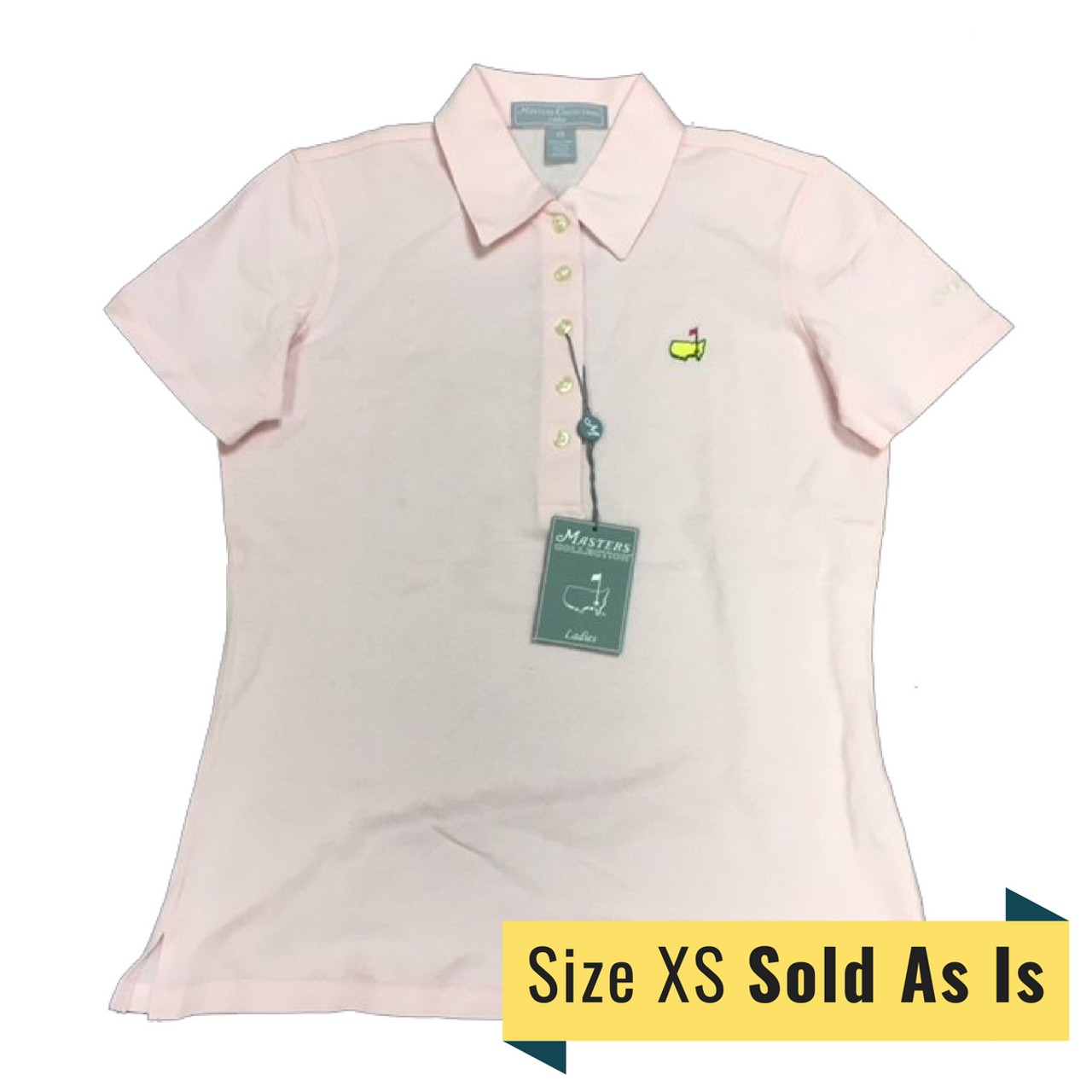 Masters Ladies Light Pink Golf Shirt *AS IS