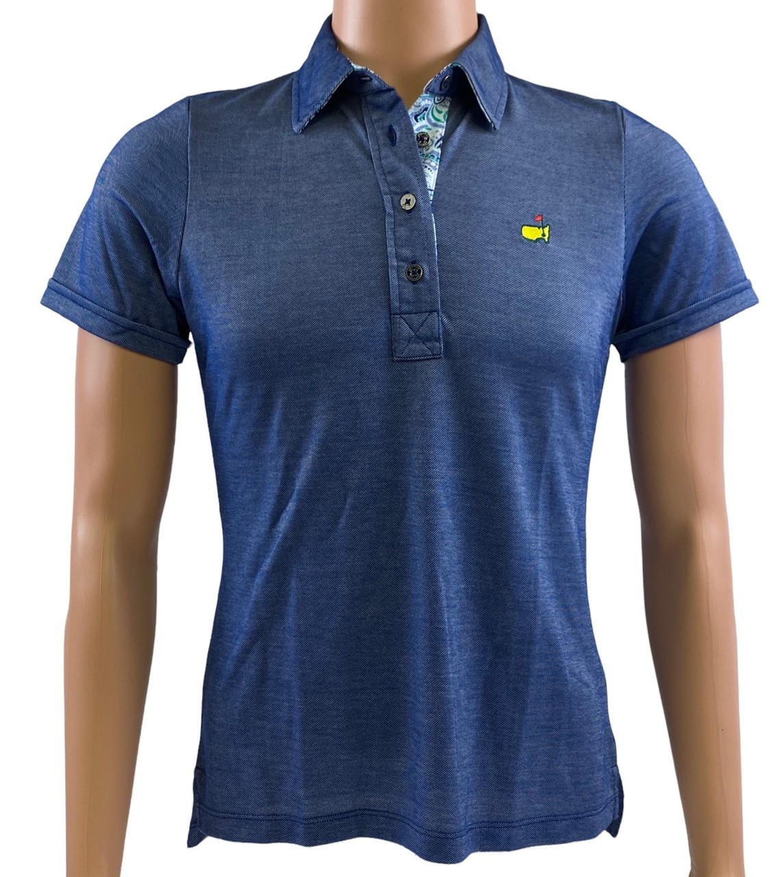 Masters Magnolia Lane Denim Cotton Golf Shirt