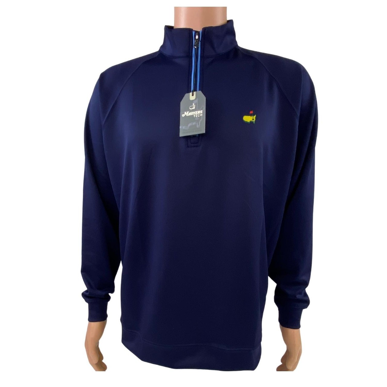 Masters Navy Blue 1/4 Zip Tech Pullover