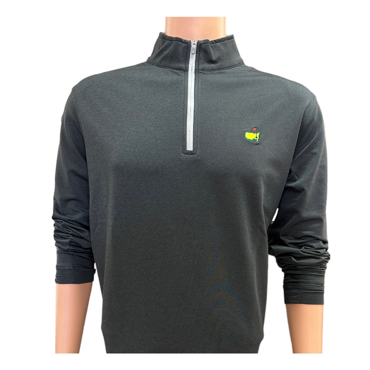Masters Peter Millar Black Performance Tech 1 4 Zip with Light