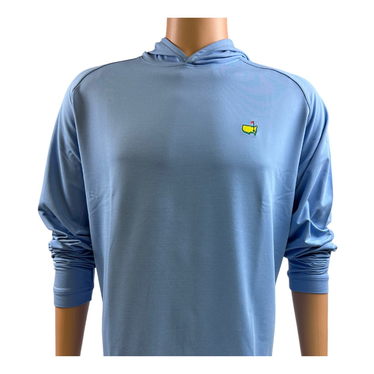 Masters Peter Millar Carolina Blue Sport Performance Hoodie