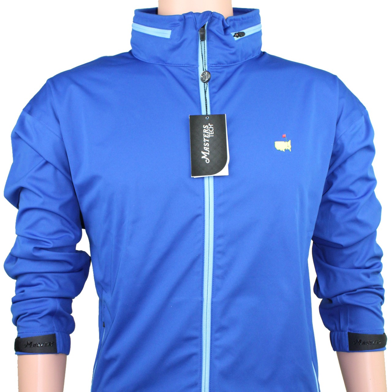 Masters Royal Blue Full Zip Rain Jacket with Hood