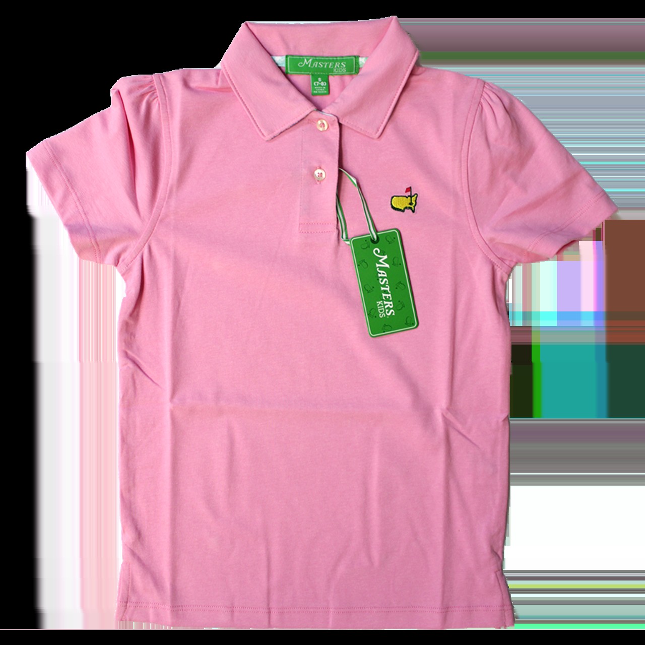 Masters Youth Pink Girls Golf Shirt