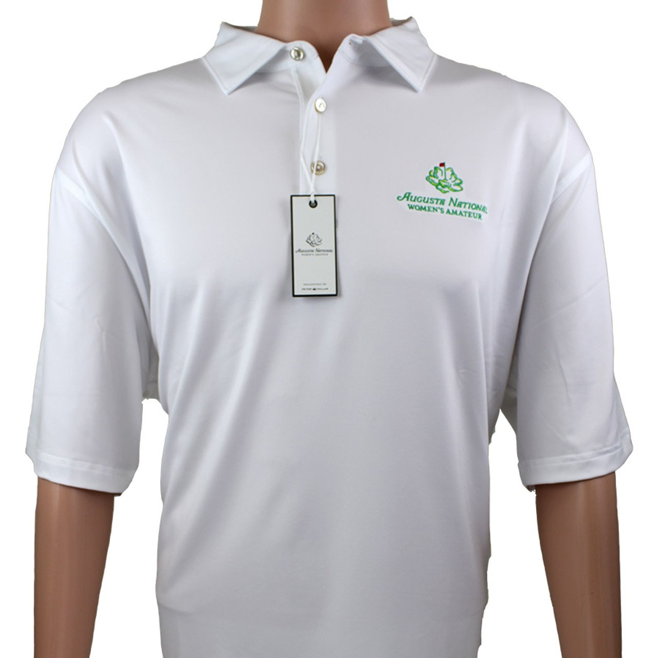 Men's Polo ANWA Tech Golf Shirt White
