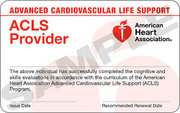 ACLS (October 11th, 8:00 am- 12:00 pm) 