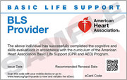 BLS Provider Renewal (September 24th, 6:00 pm) 