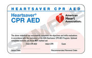 Heartsaver CPR and AED (June 7th at 6:00 pm) 